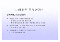 암호란 무엇인가, 고전암호, 현대암호 -3