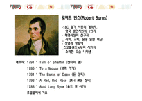 낭만주의 영시 -12