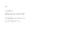 비자인터뷰와 공항에서의 영어표현 -18