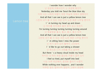 President’s day, Lemon tree, 미국의 음악 -8