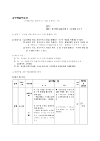 교수학습지도안 - 모바일 러닝, 유비쿼터스 러닝, 블랜디드 러닝 -1