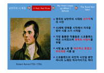 Poet of Romanticism, 낭만주의 시 특징 -8