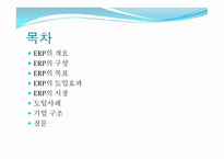 ERP의 개요, ERP의 구성, ERP의 목표     -2