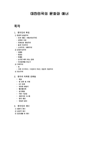 대한민국의 문화와 매너 -1