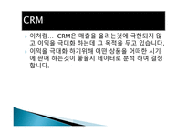 고객관계 관리보고서1-10