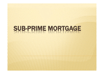 Subprime Mortgage3-1