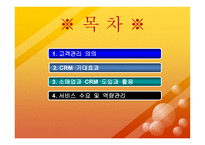 고객관계 관리보고서-2