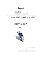 [마케팅전략] LG DMB폰의 마케팅 전략 방안-1