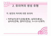 단어들 의관 계유의 관계-10