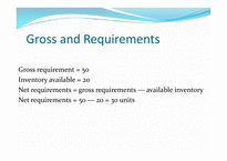 자재 소요계획 Material Requirements Planning-20