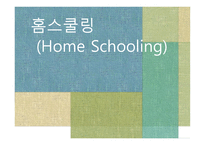 홈스쿨링 HomeSchooling보고서-1