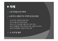 한국 인구 고령화의 지역적 전개 양상 -2