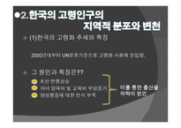 한국 인구 고령화의 지역적 전개 양상 -4