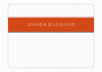 모더니즘과 포스트모더니즘-1