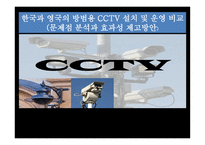 한국과 영국의 방범용 CCTV 설치 및 운영비교-1
