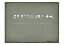숭례문崇禮門을만나다-1
