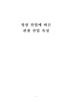 영상산업에 따른 관광산업 육성-1