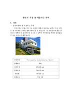 환경과 가장 잘 어울리는 주택 경사지형에 잘 어울리는 주택-1