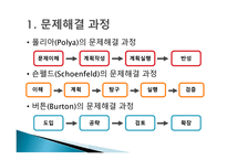 숀펠드의 문제 해결 과정-5