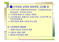 시각장애 정의와 분류-12