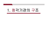 청각기관의 해부 및 관련 질환-4