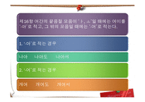 한글 맞춤법 - 총직, 자모    -13