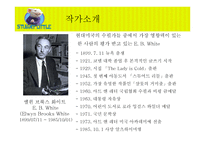 엘윈 브룩스 화이트 (E B  White) - 스튜어트 리틀 -3