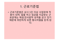노무관리와 동기부여 - 근로기준법, 여성근로자 보호 -3