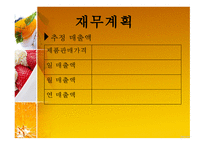 창업 사업계획서 - 디저트 카페 -8