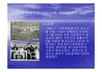 대한민국 헌법의 제정과 개정과정 (내용별 개정비교) -12