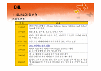 DHL보고서 - 회사소개 및 연혁    -4