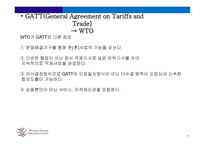 세계무역기구 (World Trade Organization) -5
