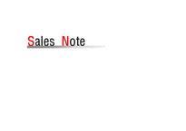 전자무역 - Sales Note - 정의, 내용, 조건, 예시    -1