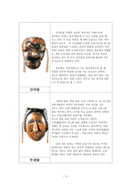 하회 별신굿, 봉산탈춤 -3
