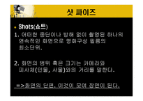 영화 만들기 - 샷 싸이즈 -3