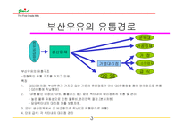 부산 우유의 유통 전략 - 우유 업체 유통 경로 -4