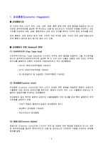 베네룩스 관세동맹 - 경제통합의 의의와 단계, 유럽경제통합, 관세동맹의 개요 -3