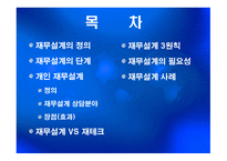재무설계 및 성공사례 - 정의, 단계, 필요성 -2