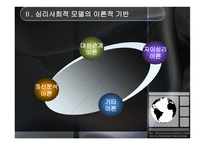 심리사회적 모델 - 등장배경 -8