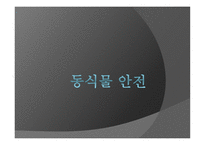 동식물 안전 - 안전교육 -1