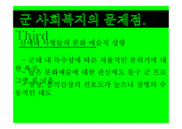 군 사회복지의 문제점과 대응방안 -15
