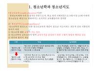 청소년지도방법론 - 청소년지도의 내용 -5