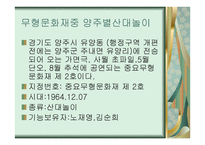 양주별 산대놀이 - 중요무형문화재 -4