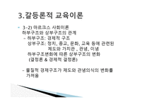 경쟁하는 이론들 - 기능주의 교육이론 -15