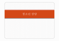청소년 상담 - 개별화의 원리 -1