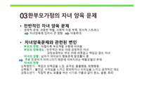 한부모가족의 부모역할 - 정의 및 실태, 특성 -9