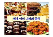 세계 여러나라의 음식 - 유아교육자료 -1
