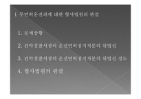 관악경찰서장의 운전면허정지처분 -4
