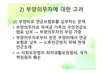 저소득층 연금보험료 하한 액 설정 -12