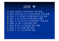노인복지법 - 입법배경 및 법의 발전과정 -4